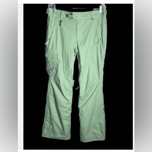 686 infiDry Ski Pants Green Michael Kirawest Women’s Multi Pockets Snowboard S
